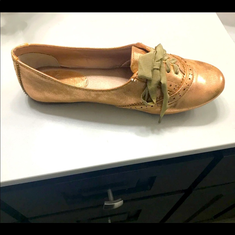 Rose Gold Oxfords
